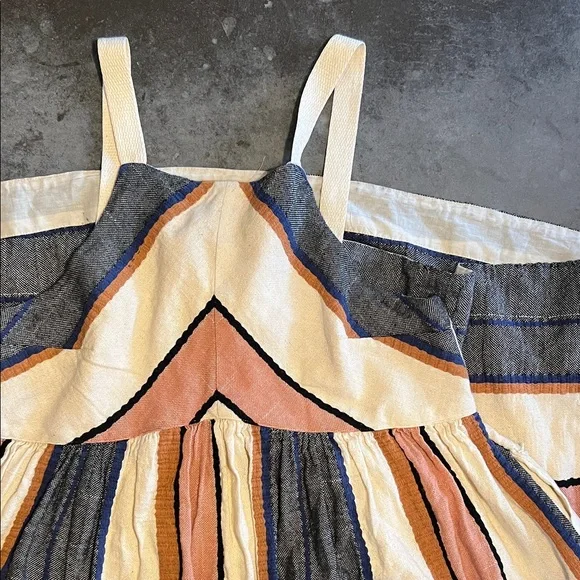 Free People Bloom Striped Midi Dress - Picture 5 of 6